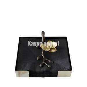 Fantaisie décorative belle conception de papillon en laiton base décorative en acier inoxydable avec support de tissu de branche d'or - Product Image 3