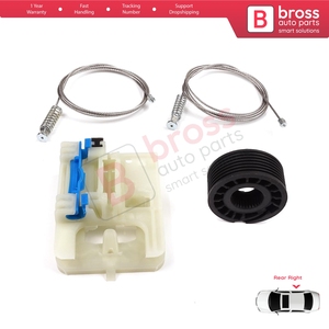 ชุดซ่อมมอเตอร์กระจกไฟฟ้าหลังขวา รุ่น BWR5506 สำหรับรถยนต์ Tipo MK2 356 357 Egea ปี 2015 ขึ้นไป แบบ 4/5 ประตู รหัส 52093914 - Product Image 6