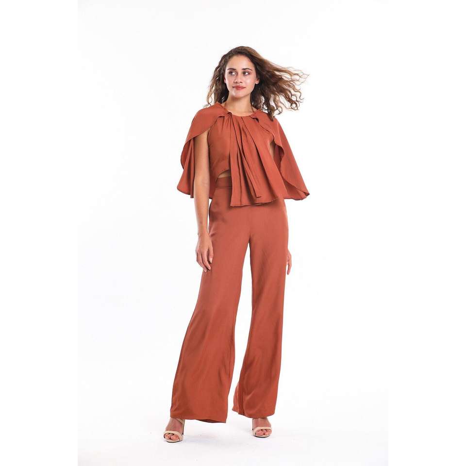 Cape Collar Detailed Blouse