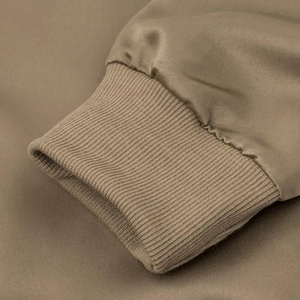 Chaqueta Varsity de Punto Satinado para Otoño e Invierno, Resistente al Viento, Impermeable, Transpirable, de Secado Rápido, Largo Regular, Proceso Teñido - Product Image 6