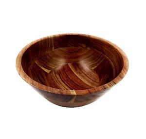 Tazón Redondo de Madera Hecho a Mano de Nuevo Diseño, Tazón de Madera de Primera Calidad para Exportación, Tazón de Madera Estilo Indio, Exportador Mayorista a Todo el Mundo - Product Image 1