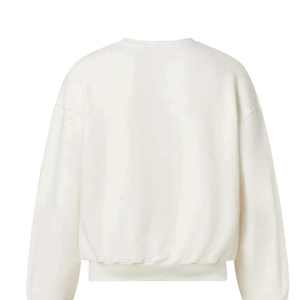 เสื้อสเวตเชิ้ตผู้ชายคุณภาพดีเยี่ยม ผ้าฝ้าย 100% ทรงปกติ สีพื้น ย้อมธรรมดา สวมใส่สบายๆ สำหรับผู้ใหญ่ คอลเลคชั่นฤดูหนาว ระบายอากาศได้ดี - Product Image 6