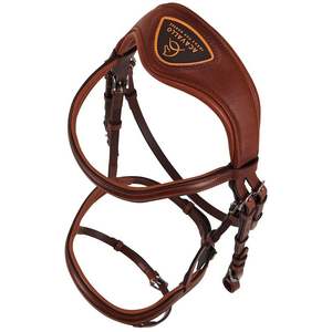 Meilleure nouvelle bride de cheval DELUXE en cuir surélevé anatomique bride en cuir de cheval anatomique - Product Image 3