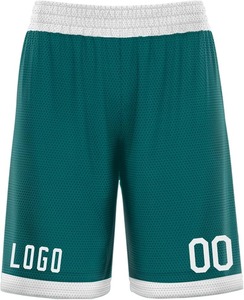 Shorts de baseball en maille standard de la ligue, profil droit, 100 % polyester, maille respirante, adaptés aux uniformes de jeu, séchage rapide pour hommes - Product Image 3