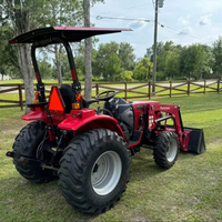 TRACTOR CARGADOR MAHINDRA 1626 DE ALTO RENDIMIENTO, 25.9 HP, 4X4, MOTOR DIÉSEL DE 3 CILINDROS, SISTEMA DE TRANSMISIÓN HIDROSTÁTICA DE 3 RANGOS EN VENTA