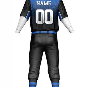 ชุดกีฬาเบสบอลสีตามสั่ง ผลิตตามแบบที่ต้องการ เนื้อผ้าโพลีเอสเตอร์ 100% น้ำหนักเบา ทนทาน ระบายอากาศได้ดี แห้งเร็ว สำหรับผู้ใหญ่ 男女兼用 - Product Image 6