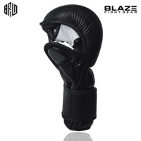 Guantes de combate MMA Muay Thai Hybrid Palm artes marciales UFC Cage Fight kickboxing guante de entrenamiento para hombres y mujeres