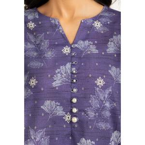 IUSTKSD-1350 Traje Casual Estampado Jacquard Lurex de 3 Piezas - Product Image 5