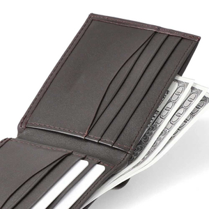 Cartera de cuero, cuero duradero que soporta el uso a largo plazo, cartera de cuero con superficie lisa que mejora la sensación táctil, cartera de cuero - Product Image 3