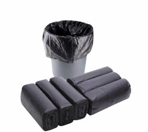 Sacs poubelle sacs à ordures pour déchets ménagers emballage poubelle à poche plate/plastique jetable noir/sacs à ordures - Product Image 3