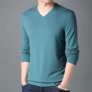 <b>Men's</b> Vintage <b>Animal</b> Print Slim Fit Long Sleeve Silk/Cotton Dobby Fabric Anti-Wrinkle T-Shirts High Quality Export Goods - Product Image 1