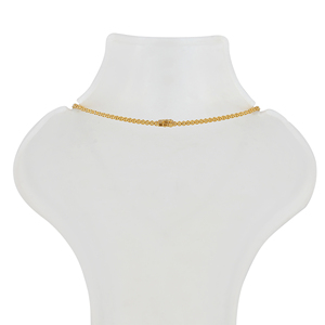 Collier tennis en or jaune massif 14 carats avec diamant de laboratoire de 9,72 carats, pendentif diamant jaune, 16,5 pouces, pour femme, certifié IGI, luxe - Product Image 3