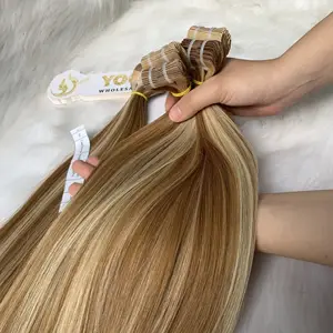 Wholesale Alibaba Express Mix Piano #6 & #8 Color Tape Hair Extension Human Hair Supplier