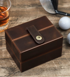 Handmade Creations Personalized Luxury Leather <b>Watch</b> Display Box, 1/2/3 <b>Watch</b> Organizer <b>Watch</b> Box for Men <b>Watch</b> Box - Product Image 2