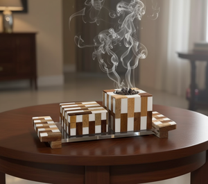 เตาเผาเครื่องหอมไม้และเรซิ่นคุณภาพส่งออก ใช้เพื่อสร้างบรรยากาศที่สงบสุข - Product Image 4