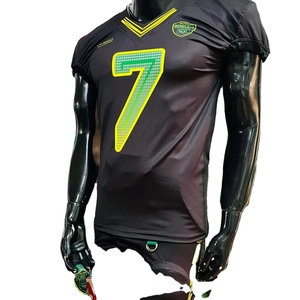 กางเกงฟุตบอลแบบอเมริกันไซส์ใหญ่พิเศษระบายอากาศได้ดีกางเกงขาสั้นปักลาย - Product Image 1