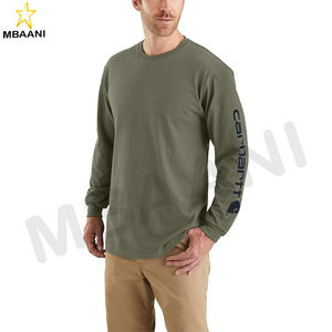Men's Loose Fit Heavyweight <b>Long</b>-<b>sleeve</b> Logo <b>Sleeve</b> Graphic T-<b>shirt</b> - Product Image 6
