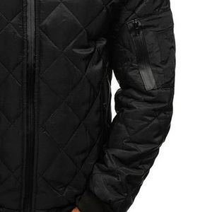 แจ็กเก็ตบอมเบอร์ไซส์ XL ของผู้ชายมีซิปซิปรูดผ้าใบสำหรับฤดูหนาว - Product Image 4