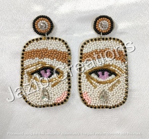 Style Boucles d'oreilles en perles Femmes Mode Perle Goujons Vintage Oriental Inspiré Bijoux Élégant Midi Clips Boucles d'oreilles - Product Image 3