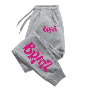 กางเกงวอร์มเอวสูงของผู้หญิงกางเกงผ้าแคนวาสสำหรับใส่ได้ทุกวันมีแถบคาดเอวยางยืดและกระเป๋าสวมใส่สบาย - Product Image 5