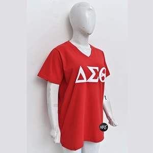 Floral Waffle gráfico Oversize Knit algodón camisetas transpirable térmico Logo decoración de talla grande para la temporada de verano de manga corta - Product Image 4