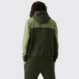 Sweat à capuche épais et surdimensionné 100% coton pour hommes, survêtement d'hiver décontracté de haute qualité avec logo personnalisé, vente en gros unisexe - Product Image 3