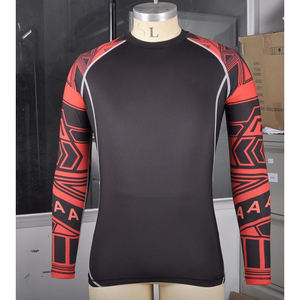 New Compression Shirt for <b>Men</b> Top Quality Bjj <b>Rash</b> <b>Guard</b> Manufacturer from Pakistan - Product Image 4
