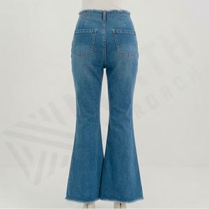 High Street <b>Women's</b> Wide Leg Denim Pants Cotton <b>Loose</b> Fit Jeans Latest Fashion Designs Denim <b>Trousers</b> Trendy Casual Street Wear - Product Image 2