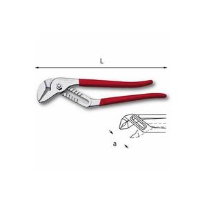 Alicates ajustables Usag Lay-On Slip-Joint con canales, herramienta ajustable para diversas tareas - Product Image 1