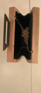 Sac à main vintage en bois naturel personnalisé pour femmes - Product Image 4