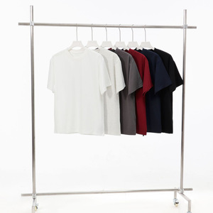 เสื้อยืดเสื้อยืดผ้าฝ้ายออร์แกนิกน้ำหนักเบาสำหรับผู้ชายเสื้อยืดลำลองคุณภาพสูงออกแบบโลโก้100% ได้ตามต้องการ - Product Image 4