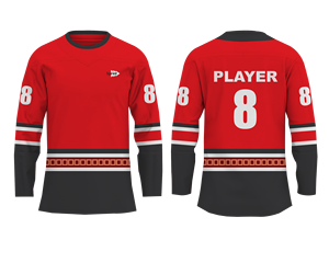 Maillot de Hockey sur glace personnalisé de haute qualité Dernière impression par sublimation Vêtements de Hockey Slim Fit à séchage rapide - Product Image 1