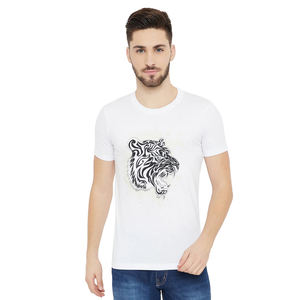 Camisetas de hombre de calidad personalizada de diseño superior ropa informal con cuello redondo al por mayor - Product Image 1