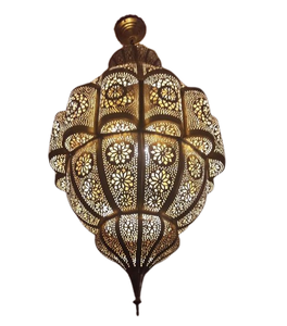 Lámpara colgante marroquí de diseño de tendencia, lámpara colgante de araña de Metal moderna personalizable, perfecta para Decoración - Product Image 1