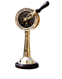 Réplica de telégrafo de latón Vintage para decoración náutica del hogar, ideal para exhibición de escritorio de oficina y colección marítima - Product Image 2