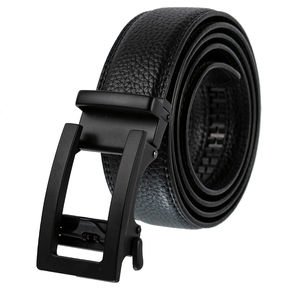 2025 nuevo cinturón de negocios de alta calidad para hombres, cinturón de cuero resistente a los arañazos, cinturón de trinquete automático, tarifa al por mayor, moda personalizada - Product Image 1