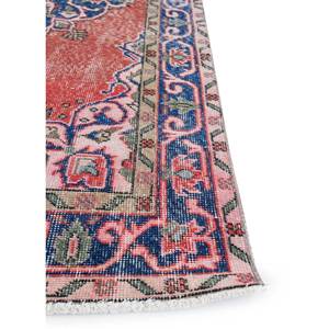 Vintage Large Area Hand Knotted <b>Wool</b> Rugs <b>Red</b> & Orange Medallion Pattern for Home Living Room or Hallway-Pae-2590 - Product Image 4