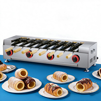 Machine à gâteaux cheminée professionnelle 8 tiges, appareil de cuisson électrique pour boulangerie, café, restaurant, pâtisserie, entreprise alimentaire
