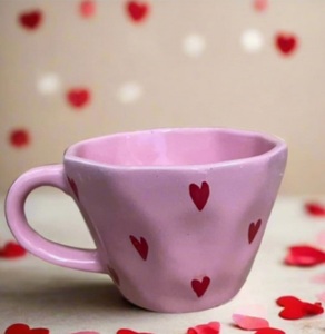 Unique Handmade <b>Ceramic</b> Cups With Beautiful Patterns Great For Gifts Or Personal Use In Any Setting - Product Image 2