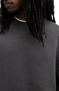 New fashionable Crewneck basic mens Sweatshirt Comfortable Stylish 100%cotton blended Oversized Drop Shoulder Sweatshirt for Men - Product Image 2