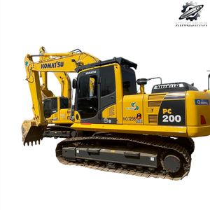 Excavatrice sur chenilles d'occasion Komatsu 200, marque japonaise d'origine, 20 tonnes, grande taille, excavatrice moyenne, excavatrice sur chenilles - Product Image 1