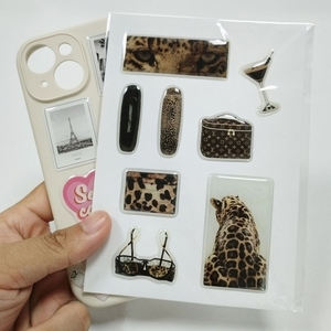 Nouveauté : Feuille d'autocollants décoratifs en époxy 3D personnalisés, autocollants pour téléphone portable DIY personnalisés - Product Image 4