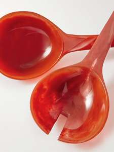 Directement Inde Haute Qualité Fabriqué À La Main En Résine Fourchette Cuillère Ustensiles En Bois Hautement Poli pour Cuisine Servir pour La Maison Hôtel - Product Image 2