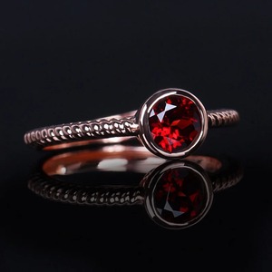 Handmade 925 Sterling <b>Silver</b> <b>Garnet</b> Engagement <b>Ring</b> Vintage Style Fine Jewelry Diamond Pearl <b>Garnet</b> Promise Wedding Band Set - Product Image 2