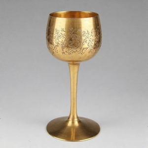 ถ้วยไวน์โลหะสะท้อนถ้วยโบราณอันสูงส่งสำหรับพิธีกรรมทางศาสนาและแท่นบูชาของโบสถ์ - Product Image 5
