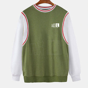 Sudadera de hombre de tendencia superior Logotipo personalizado Sudaderas de hombre de mezcla de algodón básicas más vendidas - Product Image 1