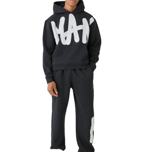 New <b>Stitched</b> Men Puff Print <b>Tracksuit</b> Custom Made Anti wrinkle High Quality Men Puff Print <b>Tracksuit</b> with in Wholesale Rate - Product Image 1