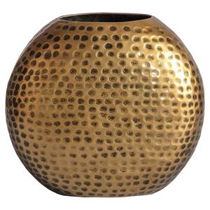 Florero de hierro de metal alto y elegante con arte esculpido atemporal para una decoración floral refinada en interiores de casas de lujo - Product Image 3