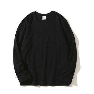 Camisetas de manga larga para hombre, Camisetas Básicas de fabricación OEM, colores personalizados, MOQ bajo, camisetas de hombre de fábrica de alta calidad - Product Image 2