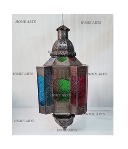 Antique Design Customized Size Hanging <b>Lantern</b> Finest Quality Iron And <b>Glass</b> <b>Lantern</b> From Manufacture In Home Arts - Product Image 5